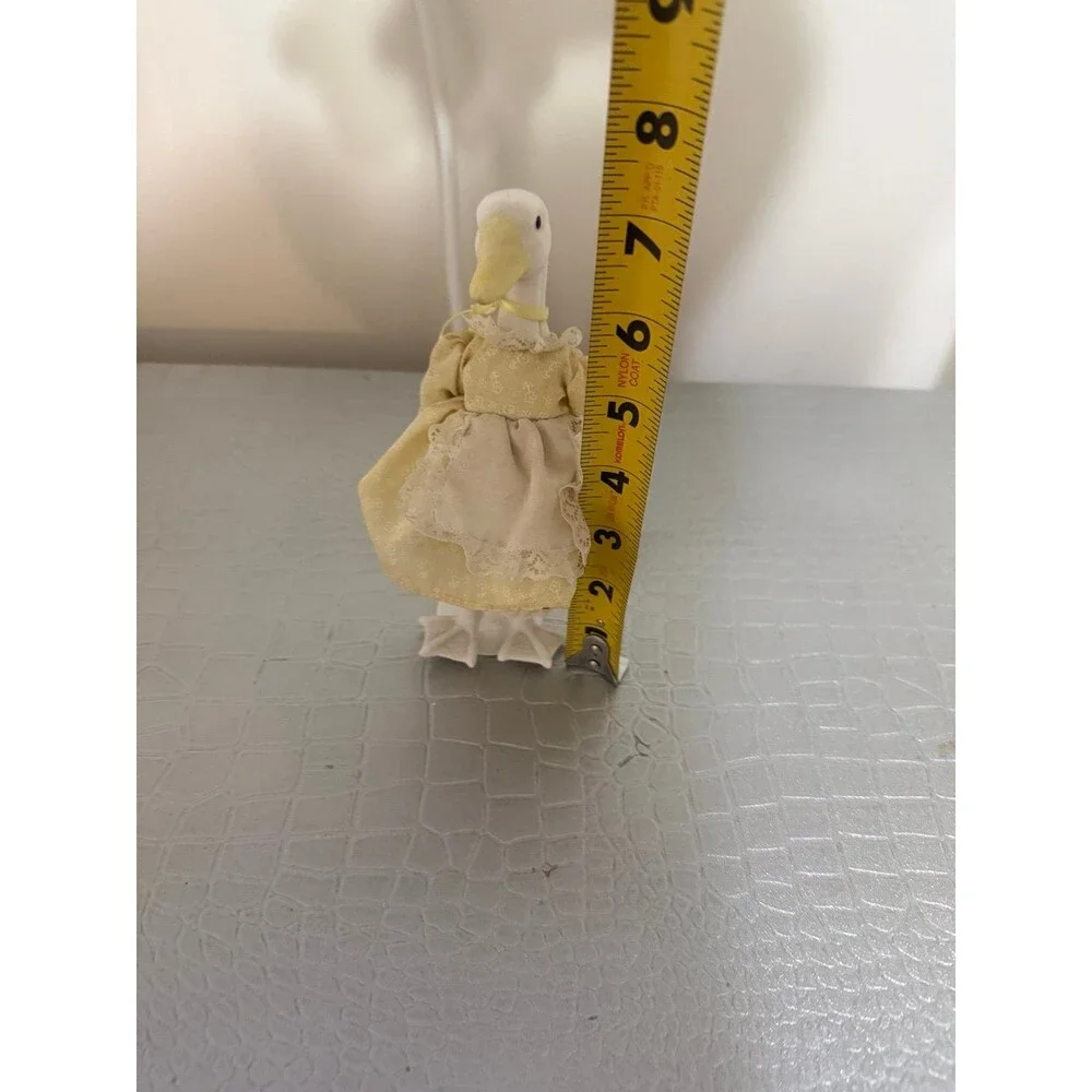 Vintage Department 56 Easter Duck Goose Ceramic Anapomorphic Stuffed Rare